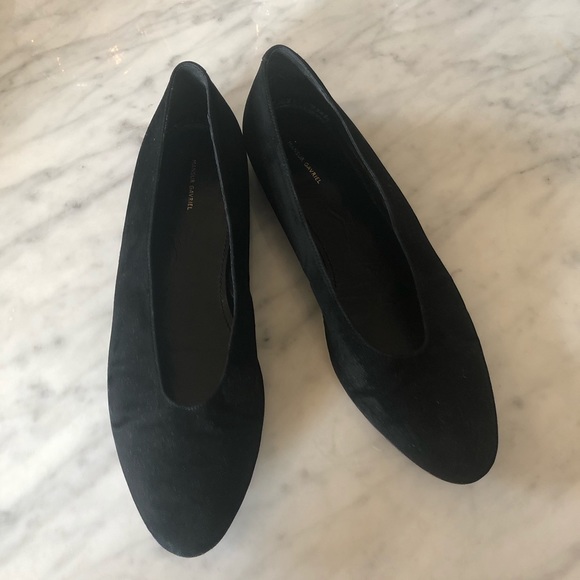 🛍 Mansur Gavriel Suede Ballet Flats - Picture 2 of 9